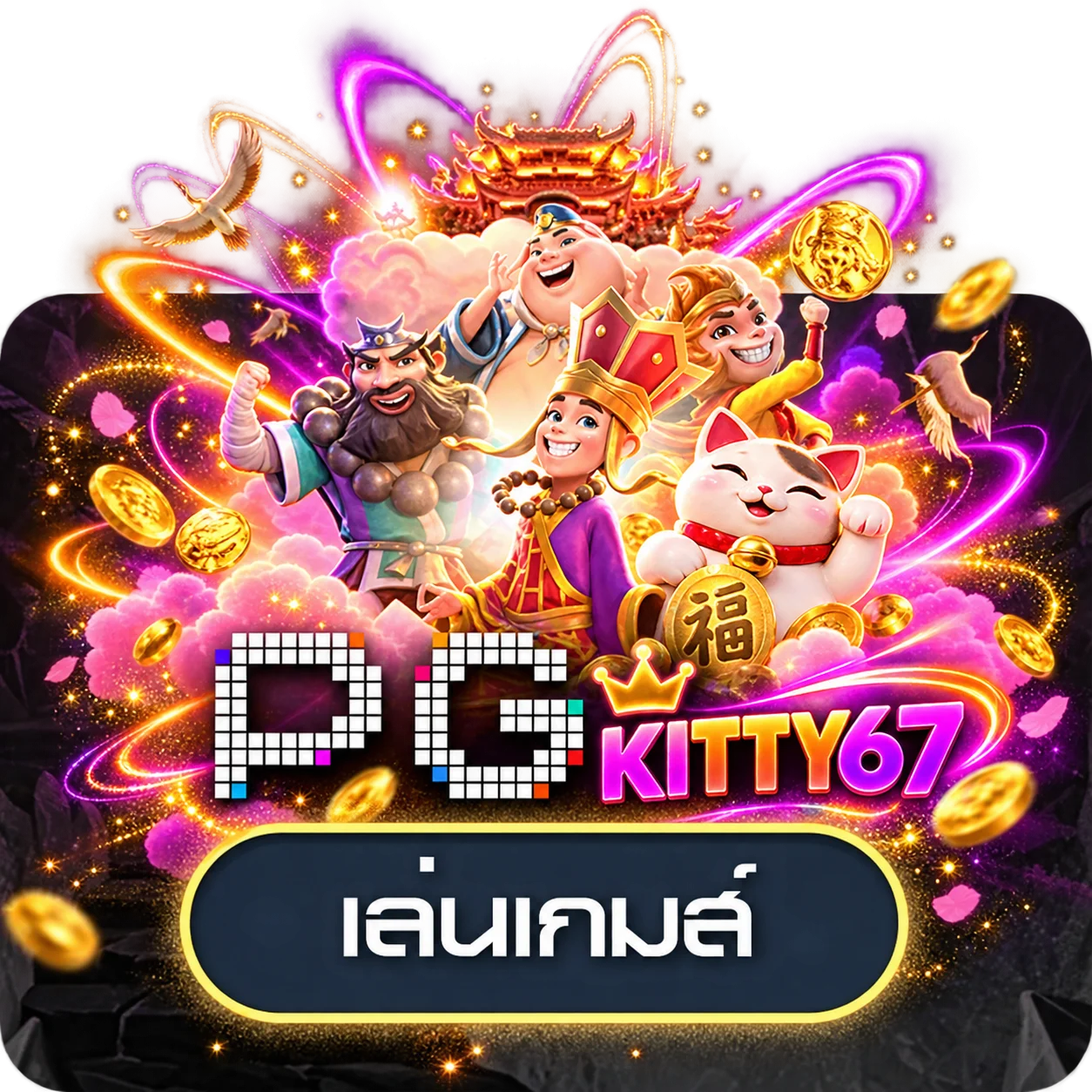 ค่าย PG Soft สำหรับทดลองเล่นบน KITTY67